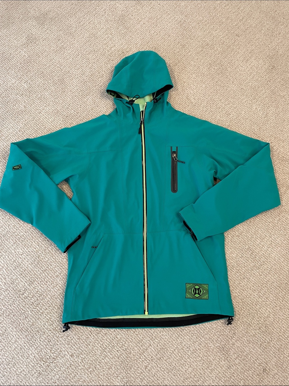 REI Trew Gear Men’s swift soft shell jacket Green Size S